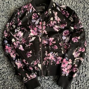 SOLD - Floral Bomber Jacket (M)